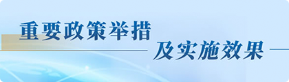 重要政策举措及实施效果